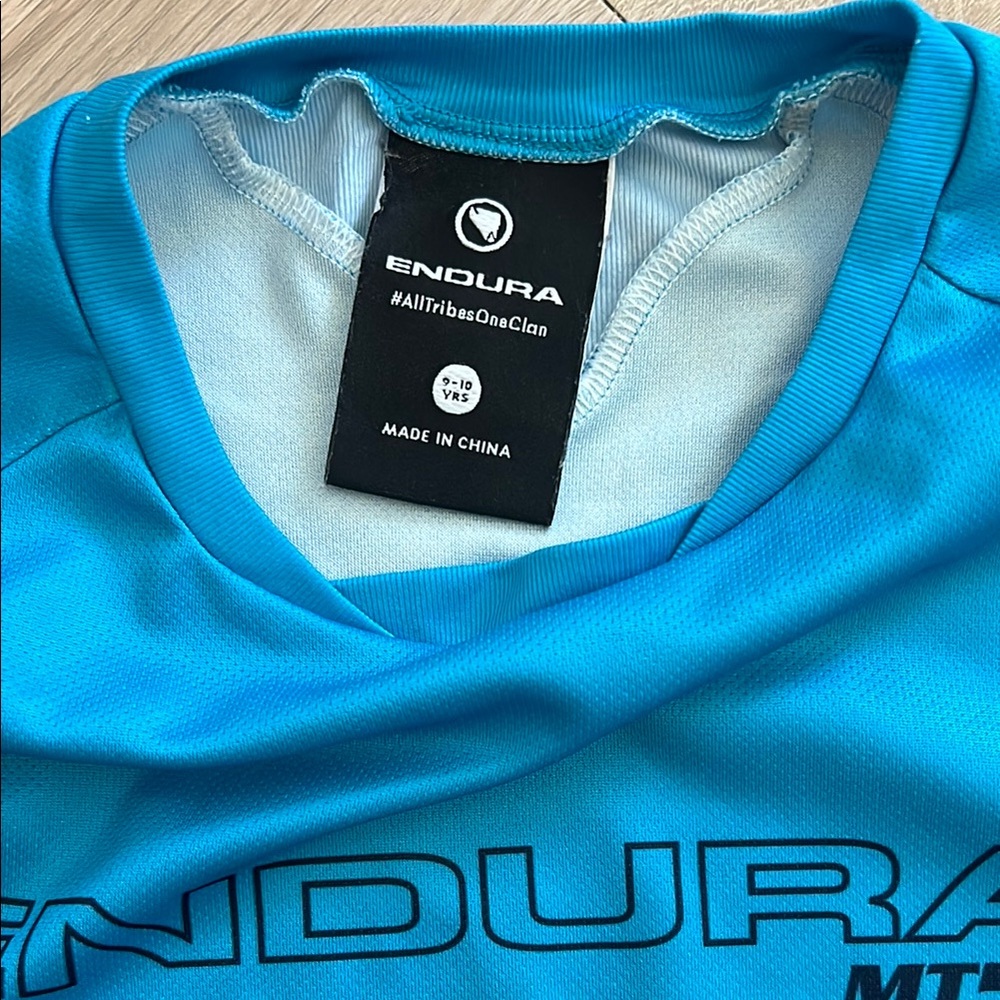 Endura MT500 Blue Camo Long Sleeve Shirt - Picture 3 of 5